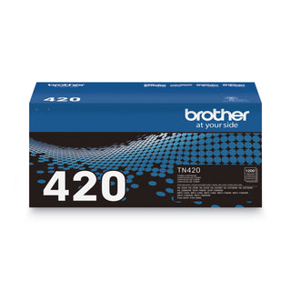 Brother TN420 Toner, 1200 Page-Yield, Black (BRTTN420)