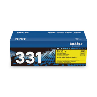 Brother TN331Y Toner, 1,500 Page-Yield, Yellow (BRTTN331Y)