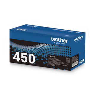 Brother TN450 High-Yield Toner, 2600 Page-Yield, Black (BRTTN450)