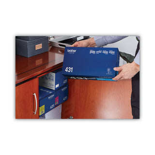 Brother TN431C Toner, 1800 Page-Yield, Cyan (BRTTN431C)
