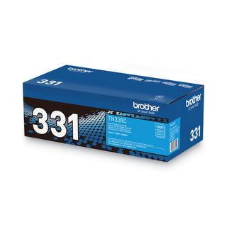 Brother TN331C Toner, 1,500 Page-Yield, Cyan (BRTTN331C)