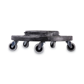 Boardwalk® Refuse Container Utility Dolly, 300 lb Capacity, 18.25" Diameter, Gray (UNSDOLLY)