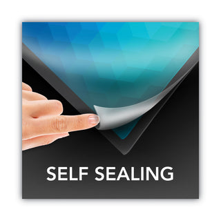 GBC® SelfSeal Self-Adhesive Laminating Pouches and Single-Sided Sheets, 3 mil, 9" x 12", Gloss Clear, 50/Pack (GBC3747307)