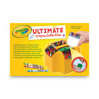 Crayola® Ultimate Crayon Case, Sharpener Caddy, 152 Colors (CYO520030)