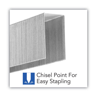 Swingline® S.F. 13 Heavy-Duty Staples, 0.94" Leg, 0.5" Crown, Steel, 1,000/Box (SWI35320)