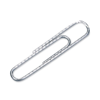 Acco Paper Clips, #1, Nonskid, Silver, 100 Clips/Box, 10 Boxes/Pack (ACC72385)