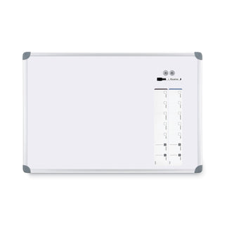 Quartet® Magnetic Dry-Erase Board Organizer, 2'x3', AL (QRT79378)