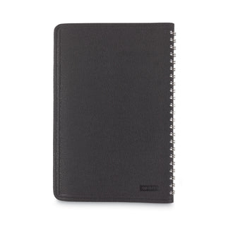AT-A-GLANCE® Telephone/Address Book, 4.78 x 8, Black Simulated Leather, 100 Sheets (AAG8001105)