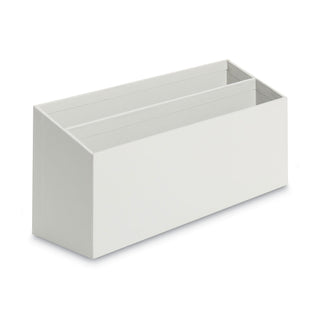 U Brands Four-Piece Desk Organization Kit, Magazine Holder/Paper Tray/Pencil Cup/Storage Bin, Gray (UBR3632U0002)