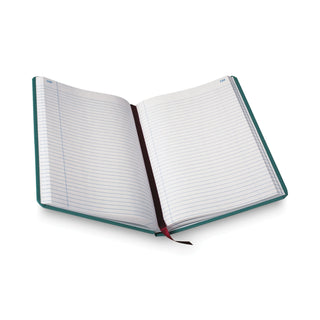 Boorum & Pease® Record/Account Book, Record Rule, Blue, 300 Pages, 12 1/8 x 7 5/8 (ESS66300R)