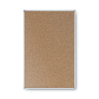 Mead® Cork Board, 2"x1-1/2", Aluminum (MEA85360)