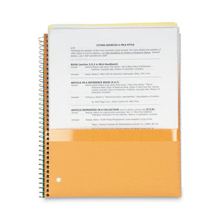 Five Star® Wirebound Notebook, 1 Subject, Medium/College Rule, Black Cover, 11 x 8.5, 100 Sheets (MEA72057)