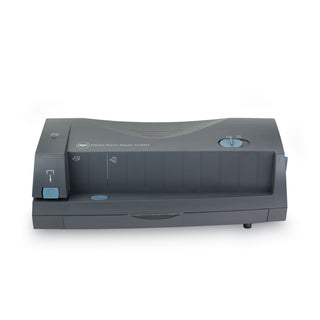 GBC® 24-Sheet 3230ST Electric 2-to-3-Hole Adjustable Punch/Stapler, 9/32" Holes, Gray (GBC7704280)