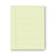 Universal® Glue Top Pads, Narrow Rule, 50 Canary-Yellow 8.5 x 11 Sheets, Dozen (UNV42000)