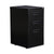 Alera® Three-Drawer Metal Pedestal File, 14.96w x 19.29d x 27.75h, Black (ALEPABBFBL)