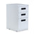 Alera® Three-Drawer Metal Pedestal File, 14.96w x 19.29d x 27.75h, Light Gray (ALEPABBFLG)