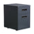 Alera® Two-Drawer Metal Pedestal File, 14.96w x 19.29d x 21.65h, Charcoal (ALEPABFCH)