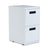 Alera® Two-Drawer Metal Pedestal File, 14.96w x 19.29d x 27.75h, Light Gray (ALEPAFFLG)