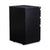 Alera® Three-Drawer Metal Pedestal File with Full-Length Pull, 14.96w x 19.29d x 27.75h, Black (ALEPBBBFBL)