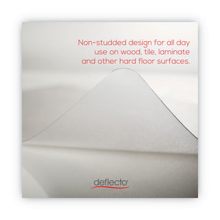 deflecto® EconoMat All Day Use Chair Mat for Hard Floors, 46 x 60, Clear, Drop Ship Item (DEFCM2E442FCOM)