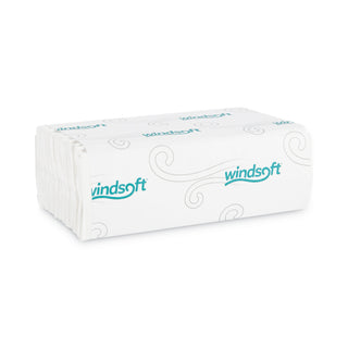 Windsoft® Embossed C-Fold Paper Towels, 10 1/10 x 13 1/5, White, 200/Pack, 12 Packs/Carton (WNS101)