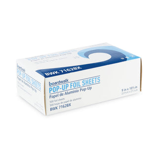 Boardwalk® Standard Aluminum Foil Pop-Up Sheets, 9 x 10.75, 500/Box (BWK7162BX)