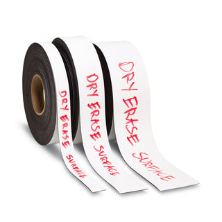 U Brands Magnetic Adhesive Tape Roll, 1" x 50 ft, Black, 1/Roll (UBRFM2021)