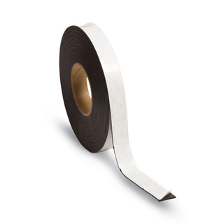 U Brands Magnetic Adhesive Tape Roll, 1" x 50 ft, Black, 1/Roll (UBRFM2021)
