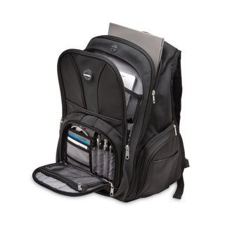 Kensington® Contour Laptop Backpack, Nylon, 15 3/4 x 9 x 19 1/2, Black (KMW62238)