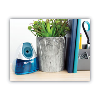 Bostitch® Personal Electric Pencil Sharpener, AC-Powered, 4.25" x 8.4" x 4", Blue (BOSEPS4BLUE)