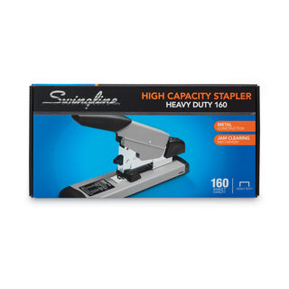 Swingline® Heavy-Duty Stapler, 160-Sheet Capacity, Black/Gray (SWI39005)