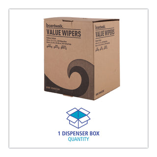 Boardwalk® DRC Wipers, Centerpull, 10 x 12, White, 200/Carton (BWKV040CGW)