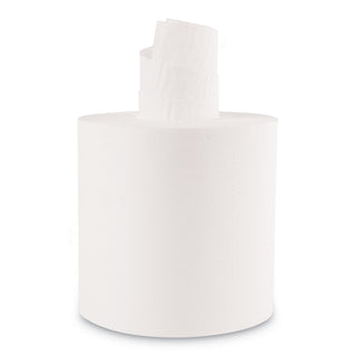 Boardwalk® Center-Pull Roll Towels, 2-Ply, 7.6 x 8.9, White, 600/Roll, 6/Carton (BWK410321)