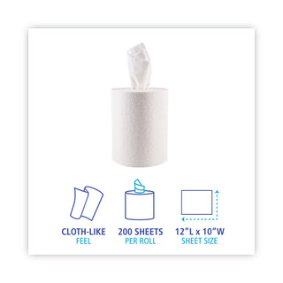 Boardwalk® DRC Wipers, Centerpull, 10 x 12, White, 200/Carton (BWKV040CGW)