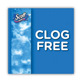 Scott® Toilet Paper, Septic Safe, 1-Ply, White, 1,000 Sheets/Roll, 12 Rolls/Pack, 4 Pack/Carton (KCM10060)