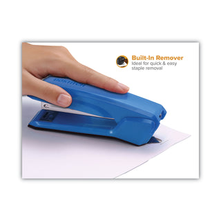 Bostitch® Ascend Stapler, 20-Sheet Capacity, Ice Blue (BOSB210RBLUE)