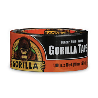 Gorilla® Gorilla Tape, 3" Core, 1.88" x 10 yds, Black (GOR105462)