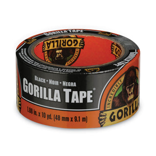 Gorilla® Gorilla Tape, 3" Core, 1.88" x 10 yds, Black (GOR105462)