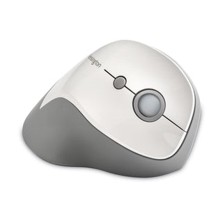 Kensington® Pro Fit Ergo Vertical Wireless Mouse, 2.4 GHz Frequency/65.62 ft Wireless Range, Right Hand Use, Gray (KMW75520)