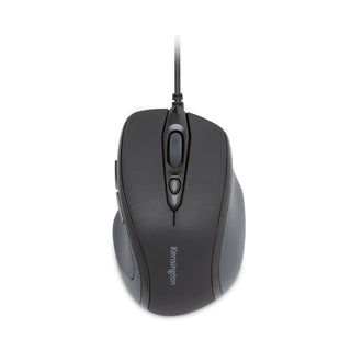 Kensington® Pro Fit Wired Mid-Size Mouse, USB 2.0, Right Hand Use, Black (KMW72355)
