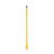 Boardwalk® Plastic Jaws Mop Handle for 5 Wide Mop Heads, Aluminum, 1" dia x 60", Yellow (UNS610)