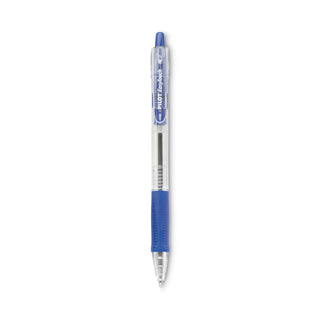 Pilot® EasyTouch Retractable Ballpoint Pen, Medium 1mm, Blue Ink, Clear Barrel, Dozen (PIL32221)