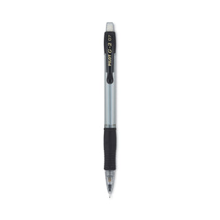 Pilot® G2 Mechanical Pencil, 0.7 mm, HB (#2.5), Black Lead, Clear/Black Accents Barrel, Dozen (PIL51015)