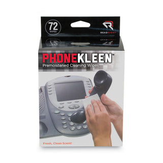 Read Right® PhoneKleen Wet Wipes, Cloth, 5 x 5, 72/Box (REARR1303)