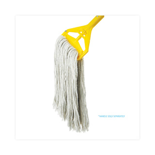 Boardwalk® Cut-End Wet Mop Head, Cotton, No. 24, White 12/Carton (BWK2024CCT)