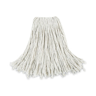 Boardwalk® Cut-End Wet Mop Head, Cotton, No. 24, White 12/Carton (BWK2024CCT)