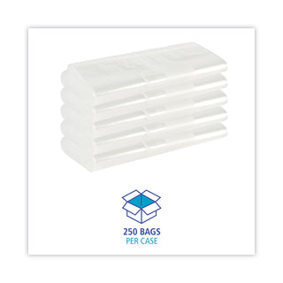 Boardwalk® Reclosable Food Storage Bags, 1 gal, 1.75 mil, 10.5" x 11", Clear, 250/Box (BWK1GALBAG)
