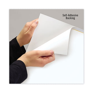 AT-A-GLANCE® WallMates Self-Adhesive Dry Erase Weekly Planning Surfaces, 18 x 24, White/Gray/Orange Sheets, Undated (AAGAW503028)