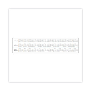 AT-A-GLANCE® WallMates Self-Adhesive Dry Erase Weekly Planning Surfaces, 18 x 24, White/Gray/Orange Sheets, Undated (AAGAW503028)