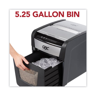 GBC® AutoFeed+ 60X Super Cross-Cut Home Shredder, 60 Auto/6 Manual Sheet Capacity (GBCWSM1757601)